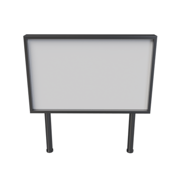 blank billboard. 3d render png
