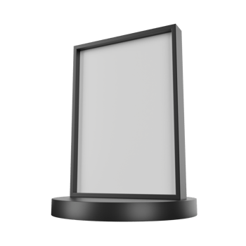 blank billboard. 3d render png