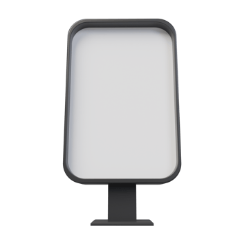 blank billboard. 3d render png