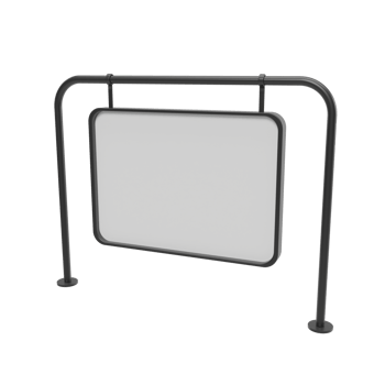 blank billboard. 3d render png
