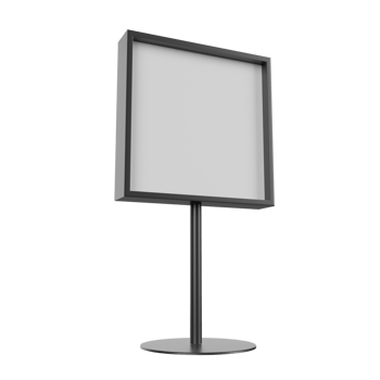 blank billboard. 3d render png