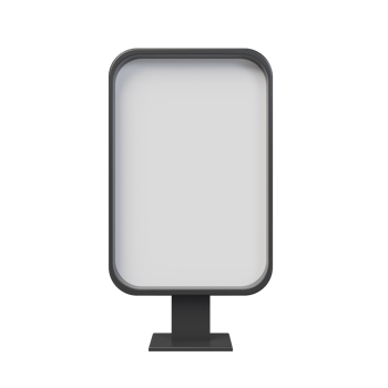 blank billboard. 3d render png