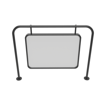 blank billboard. 3d render png