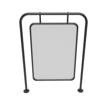 blank billboard. 3d render png