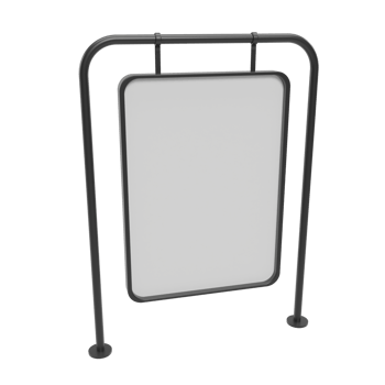 blank billboard. 3d render png