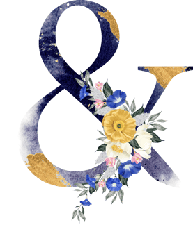 Alphabet and number flower watercolor wedding letter png