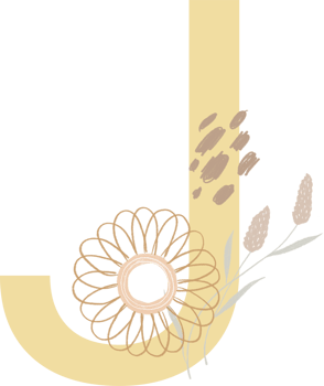 Alphabet and number Boho Baby hand drawn png