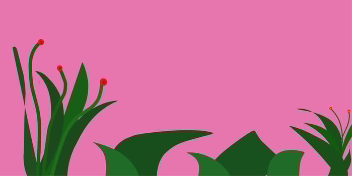 flower and leaf background illustration. simple and beautiful design. vector
