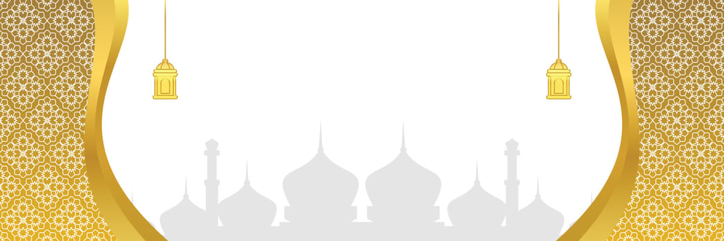 Islamic background, with mandala ornament and mosque silhouette. vector template for banners, greeting cards for Islamic holidays, eid al fitr, ramadhan, eid al adha