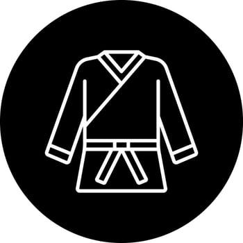 Martial Arts Vector Icon Style