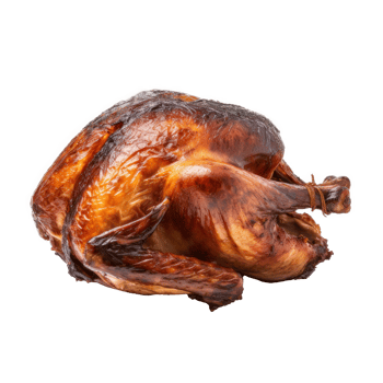 Fried turkey isolated png