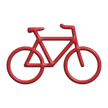 3d icon of bicycle png