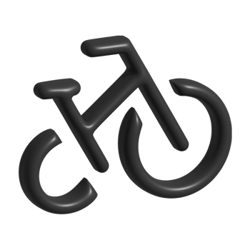 3d icon of bicycle png