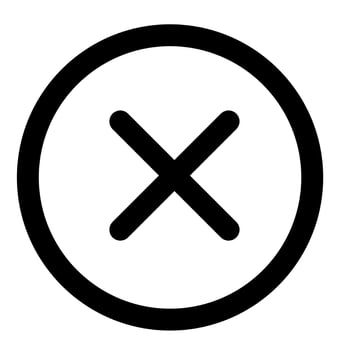 warning of user interface outline icon set vector