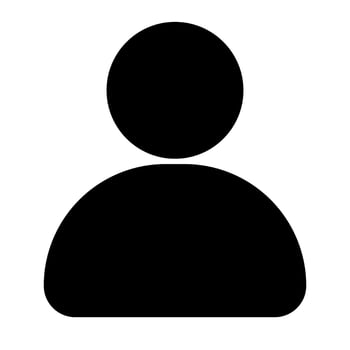 user of user interface solid icon set vector
