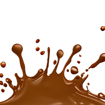 Liquid splash chocolate png