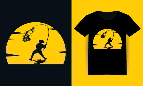 Milf Man I Love Fishing T-Shirt Gift Men's Funny Fishing t shirts design, Vector graphic, typographic poster or t-shirt