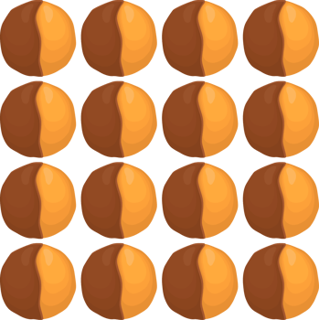 Pattern homemade cookie different taste in pastry biscuit png