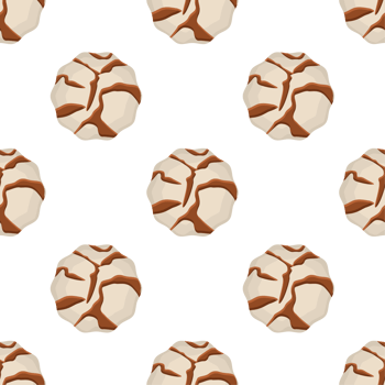 Pattern homemade cookie different taste in pastry biscuit png