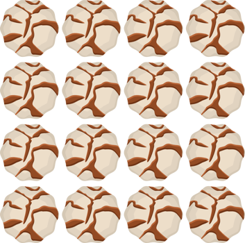Pattern homemade cookie different taste in pastry biscuit png