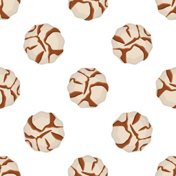 Pattern homemade cookie different taste in pastry biscuit png