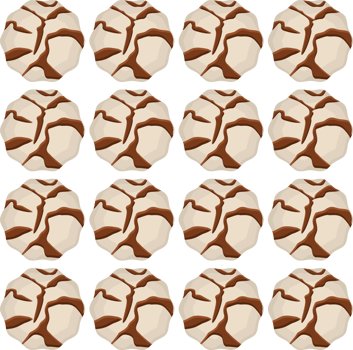 Pattern homemade cookie different taste in pastry biscuit png