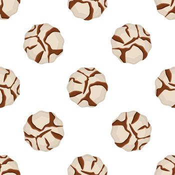Pattern homemade cookie different taste in pastry biscuit png