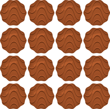 Pattern homemade cookie different taste in pastry biscuit png