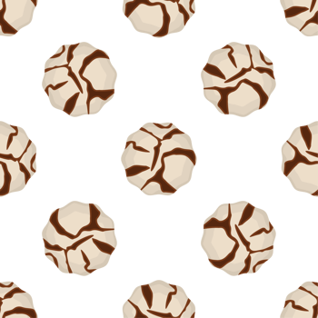 Pattern homemade cookie different taste in pastry biscuit png