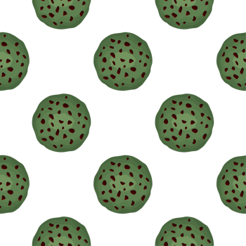 Pattern homemade cookie different taste in pastry biscuit png