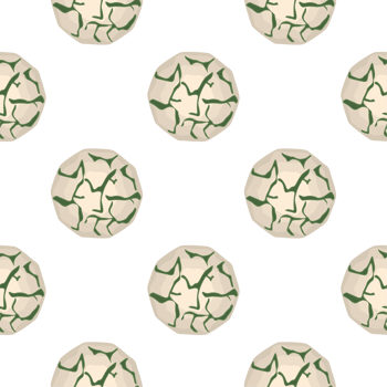 Pattern homemade cookie different taste in pastry biscuit png