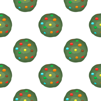 Pattern homemade cookie different taste in pastry biscuit png