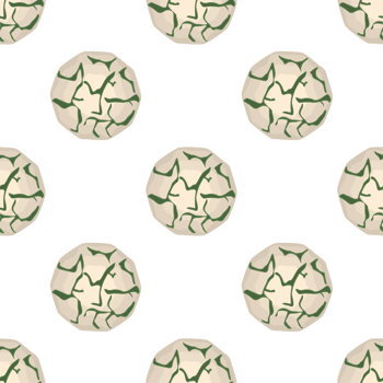 Pattern homemade cookie different taste in pastry biscuit png