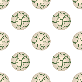 Pattern homemade cookie different taste in pastry biscuit png