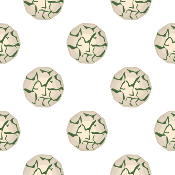 Pattern homemade cookie different taste in pastry biscuit png