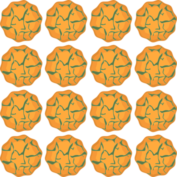 Pattern homemade cookie different taste in pastry biscuit png