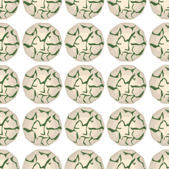 Pattern homemade cookie different taste in pastry biscuit png