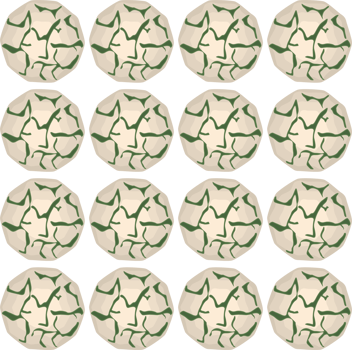 Pattern homemade cookie different taste in pastry biscuit png