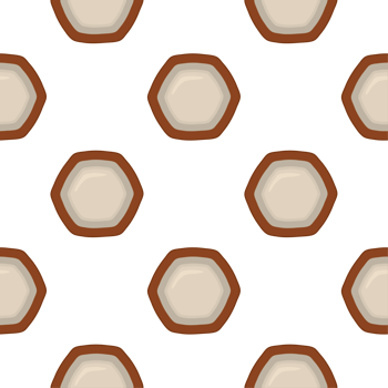 Pattern homemade cookie different taste in pastry biscuit png