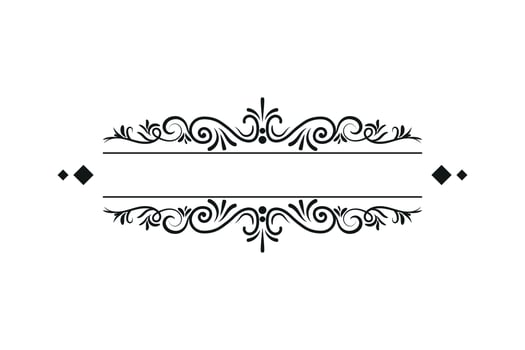 Floral frame elements vector