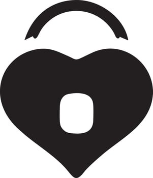 Lock security icon symbol vector image. Illustration of the key secure access system vector design. EPS 10