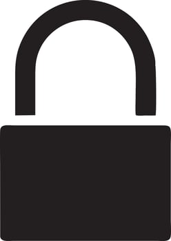 Lock security icon symbol vector image. Illustration of the key secure access system vector design. EPS 10