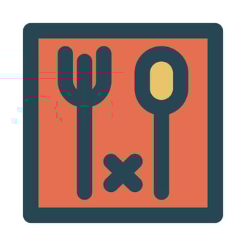 fasting of ramadan month fill icon set vector