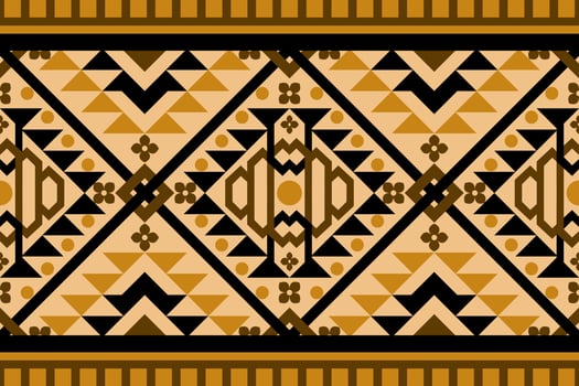 Colorful geometric ethnic seamless pattern designed for background, wallpaper, traditional clothing, carpet, curtain, and home decoration. vector