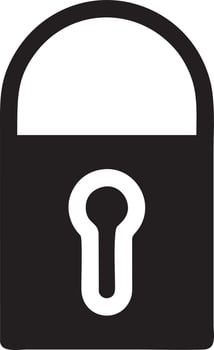 Lock security icon symbol vector image. Illustration of the key secure access system vector design. EPS 10