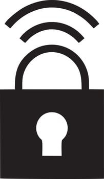 Lock security icon symbol vector image. Illustration of the key secure access system vector design. EPS 10