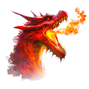 fire pit dragon free illustration png