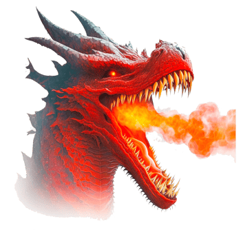 fire pit dragon free illustration png