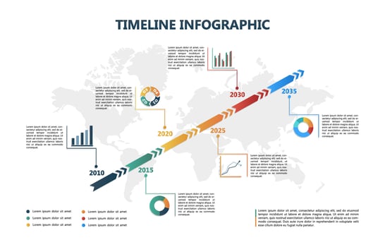 Timeline Infographic Template vector