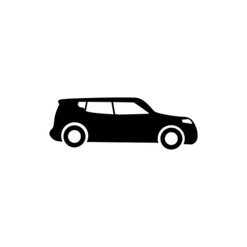 Car icon. Vector illustration isolated on white background. EPS 10